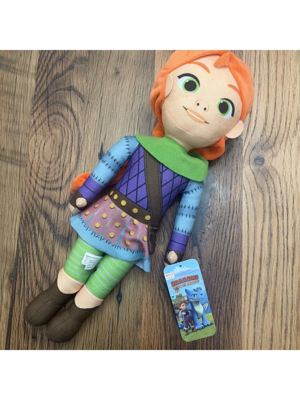 Dreamworks Netflix Dragons Rescue Riders Leyla Plush Toy NWT